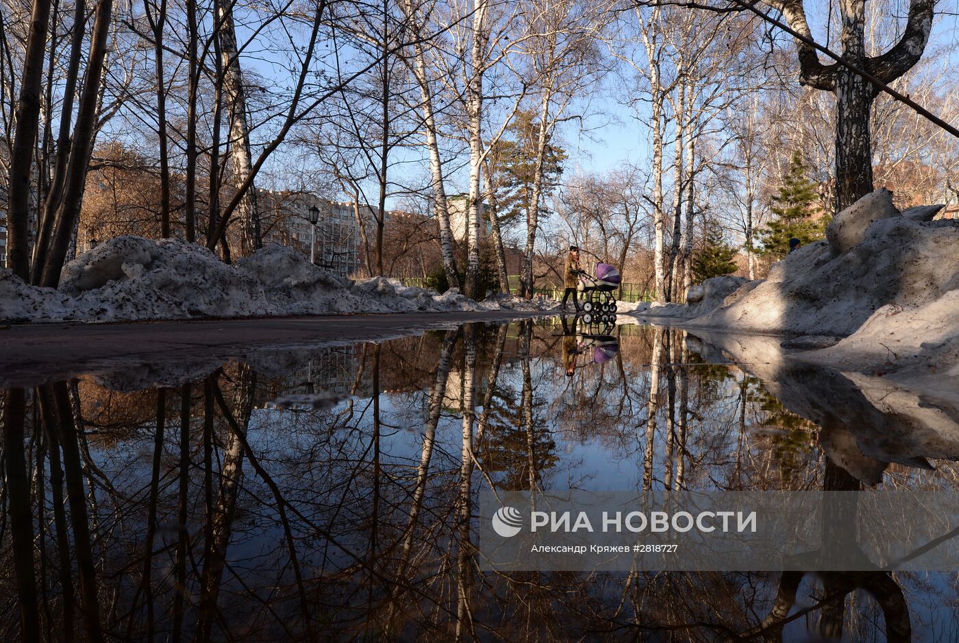 Весна в Новосибирске