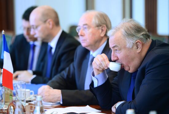 Встреча председателя Совета Федерации В. Матвиенко с председателем Сената Франции Ж. Ларше