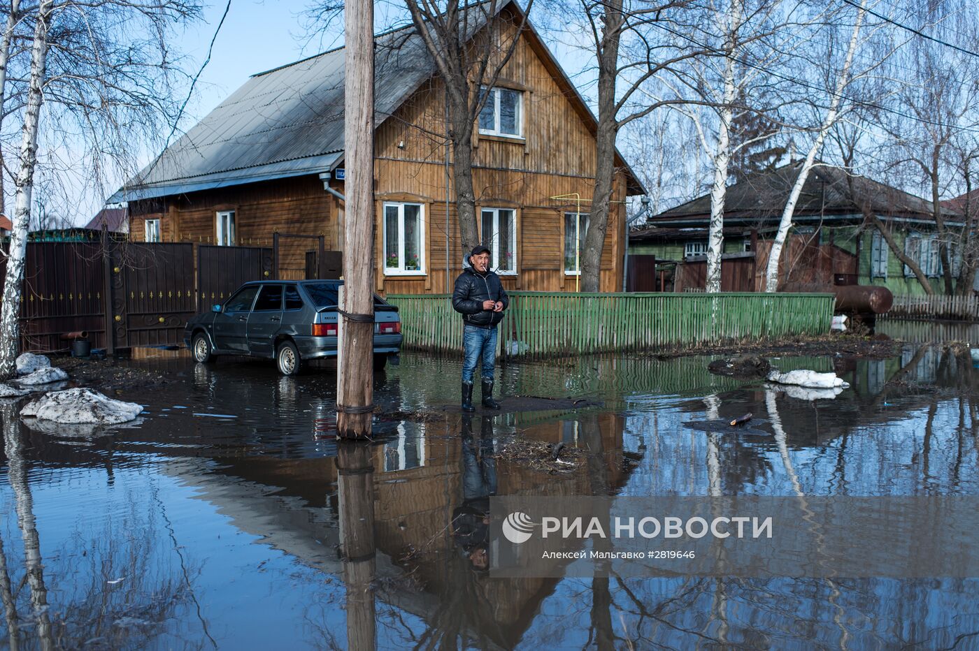 Паводок в Омской области