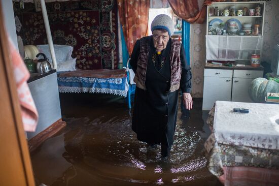 Паводок в Омской области