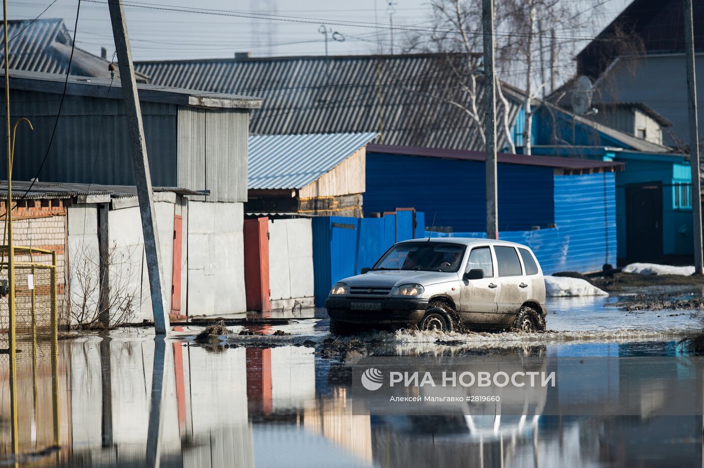 Паводок в Омской области | РИА Новости Медиабанк