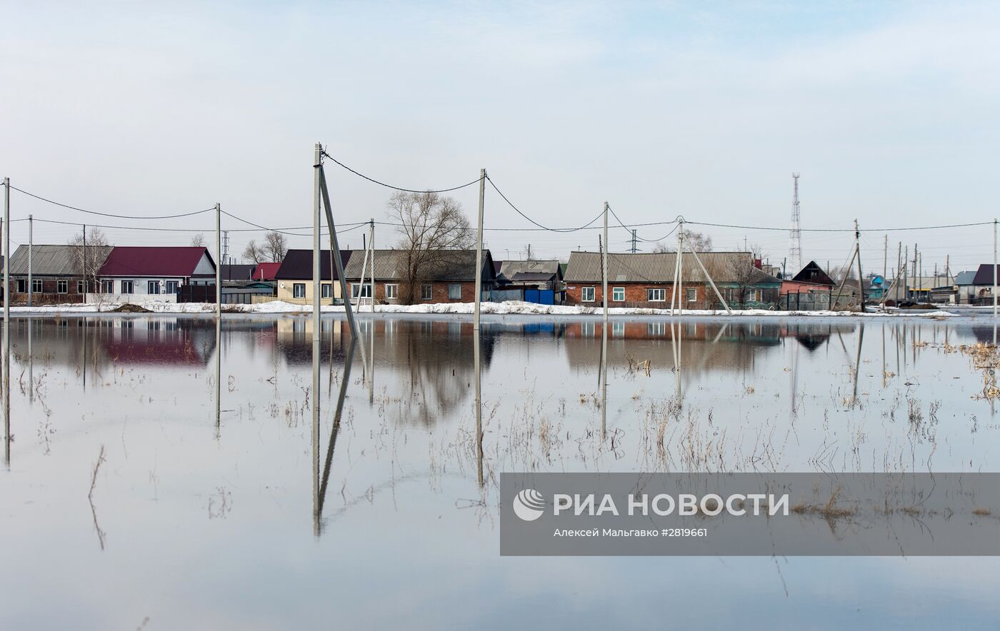 Паводок в Омской области