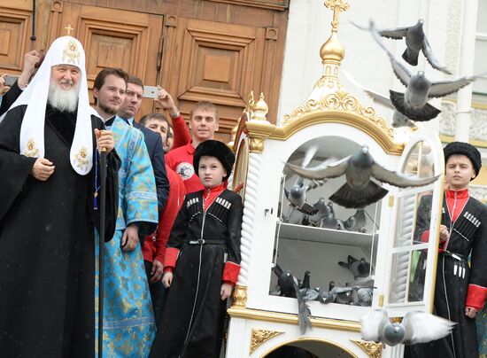 Божественная литургия в праздник Благовещения Пресвятой Богородицы