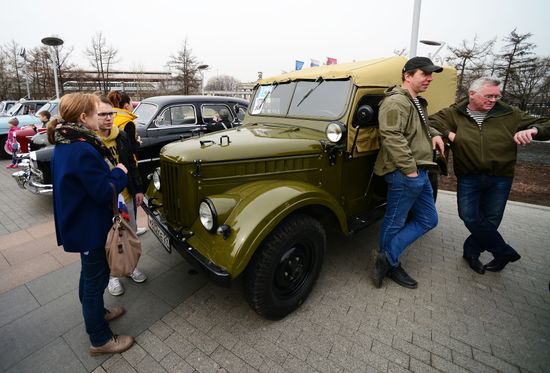 Автопробег "108 минут", посвященный 55-летию первого полета человека в космос