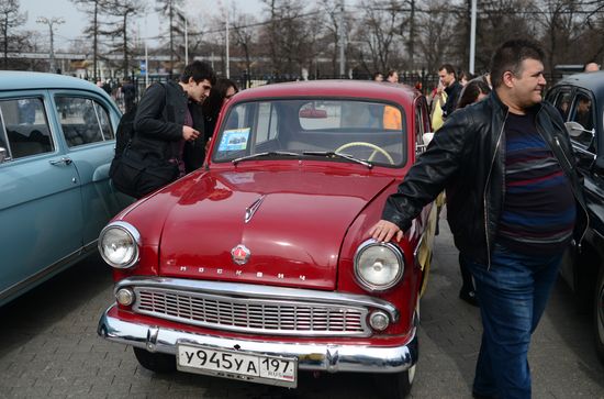 Автопробег "108 минут", посвященный 55-летию первого полета человека в космос