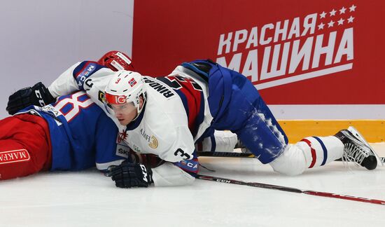 Хоккей. Европейский хоккейный вызов. Матч Россия - Норвегия