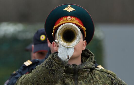 В Подмосковье начались тренировки перед военным парадом 9 мая