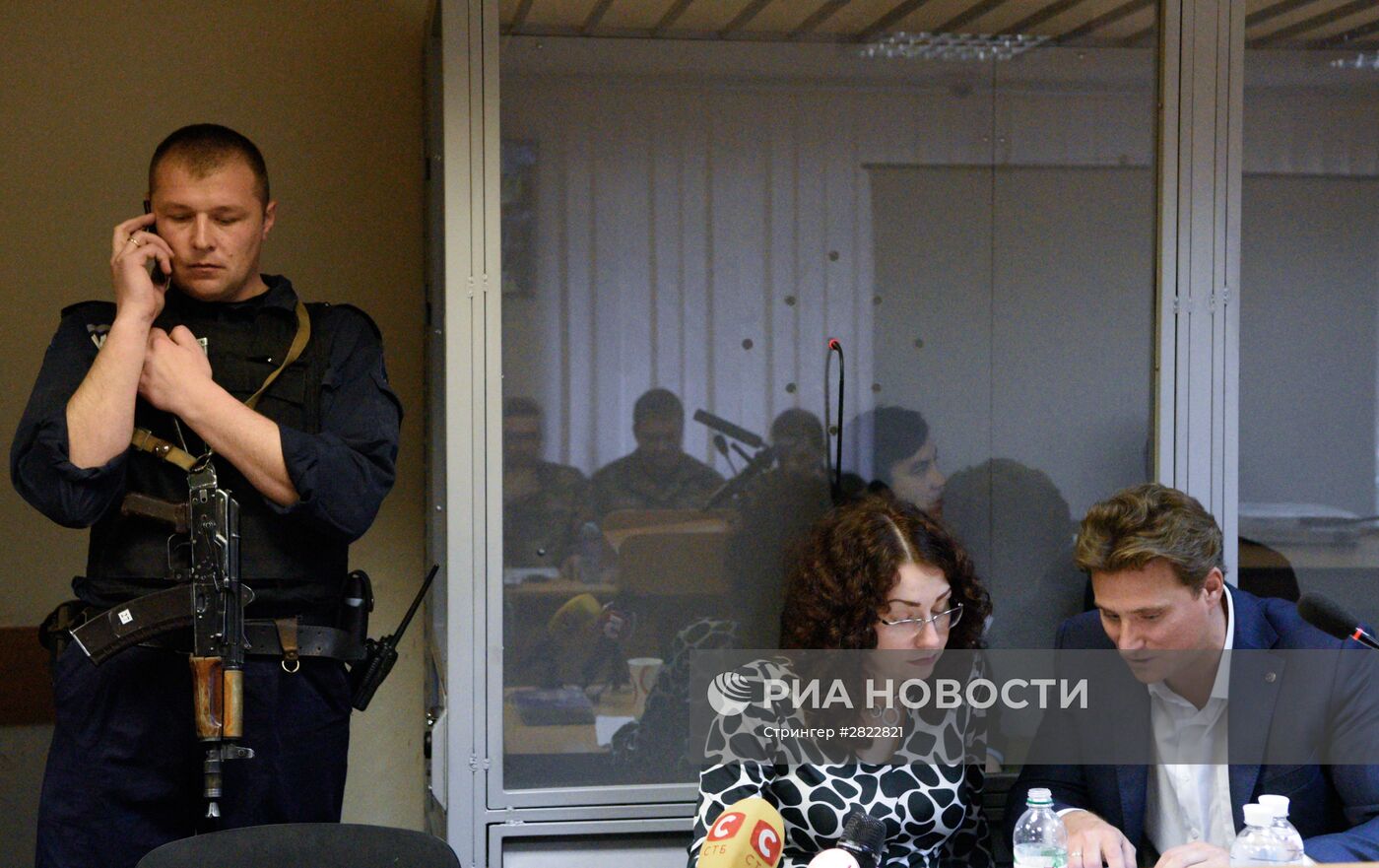 Суд в Киеве продолжил рассмотрение дела россиян Е. Ерофеева и А. Александрова