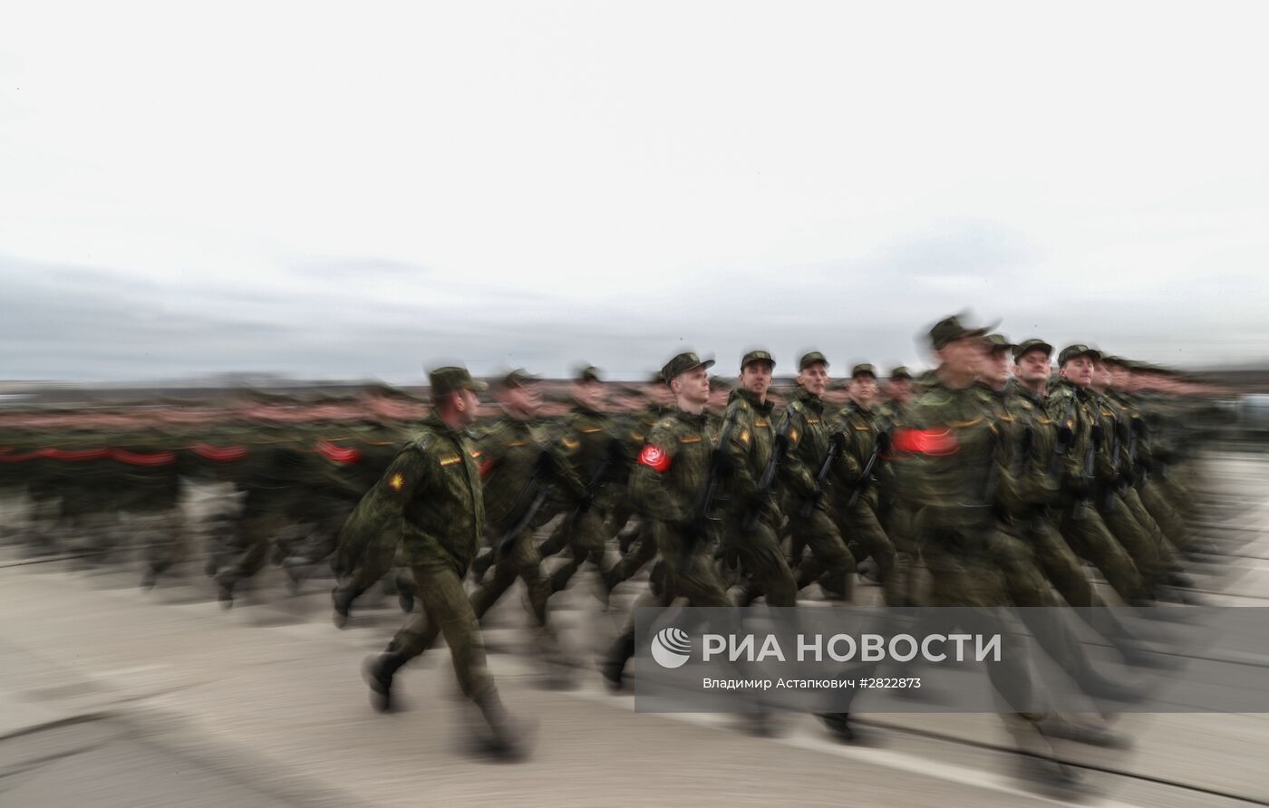 В Подмосковье начались тренировки перед военным парадом 9 мая