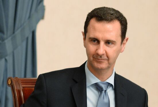Встреча президента Сирии Башара Асада с делегацией российских парламентариев