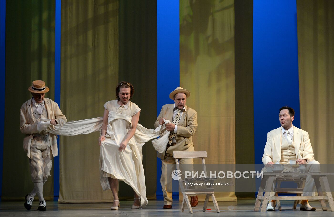 Генеральный прогон спектакля "Двенадцатая ночь" в Москве