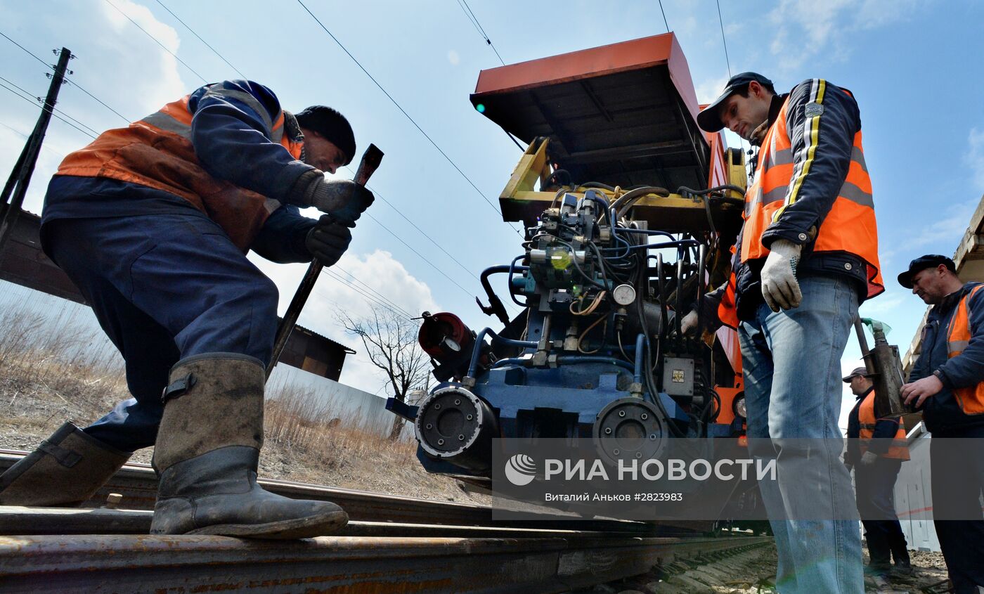Летняя ремонтно-путевая кампания на Дальневосточной железной дороге