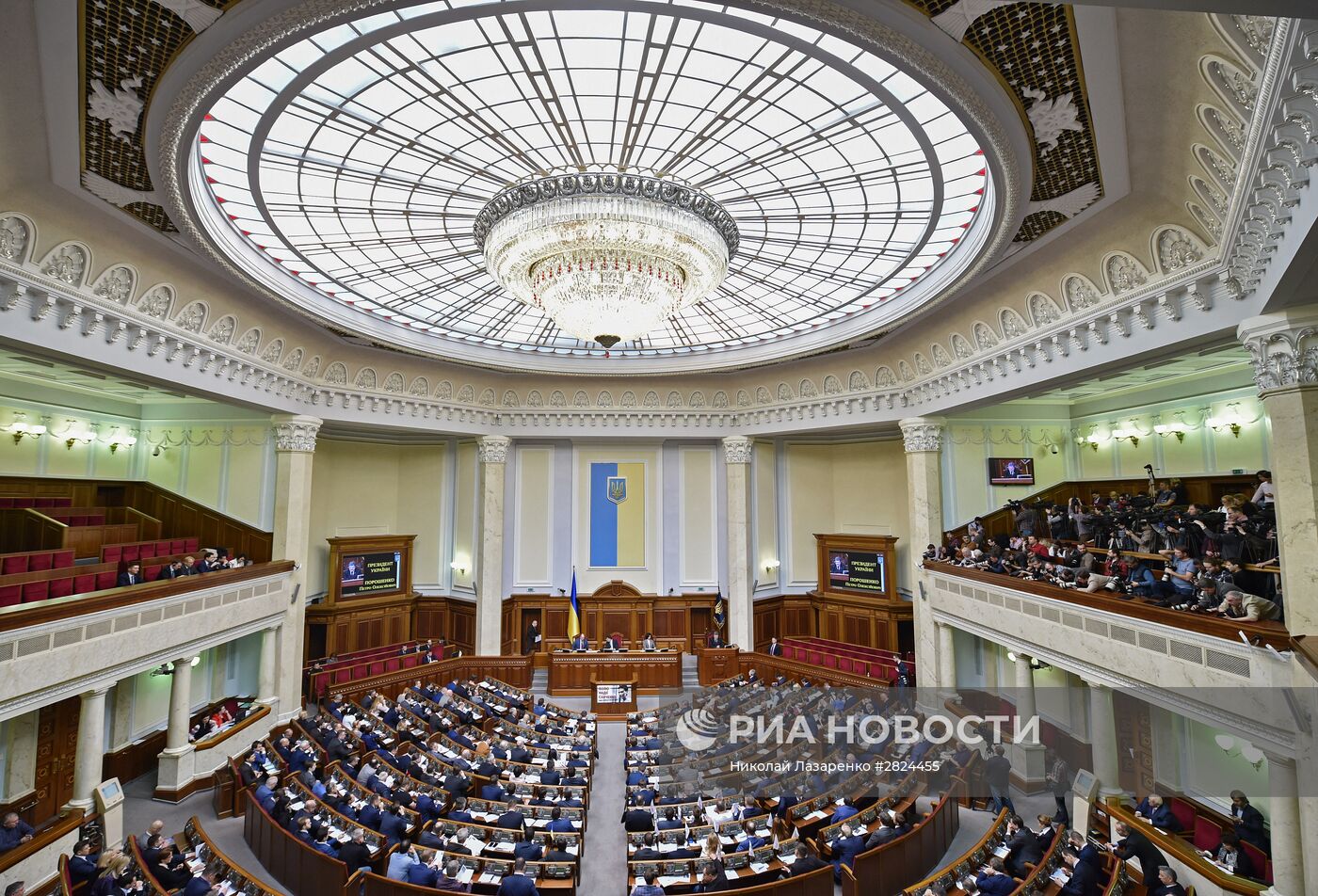 Заседание Верховной рады Украины