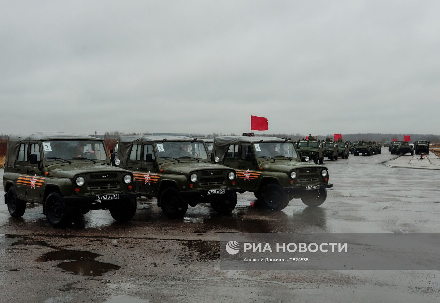 Репетиция парада Победы в городах России