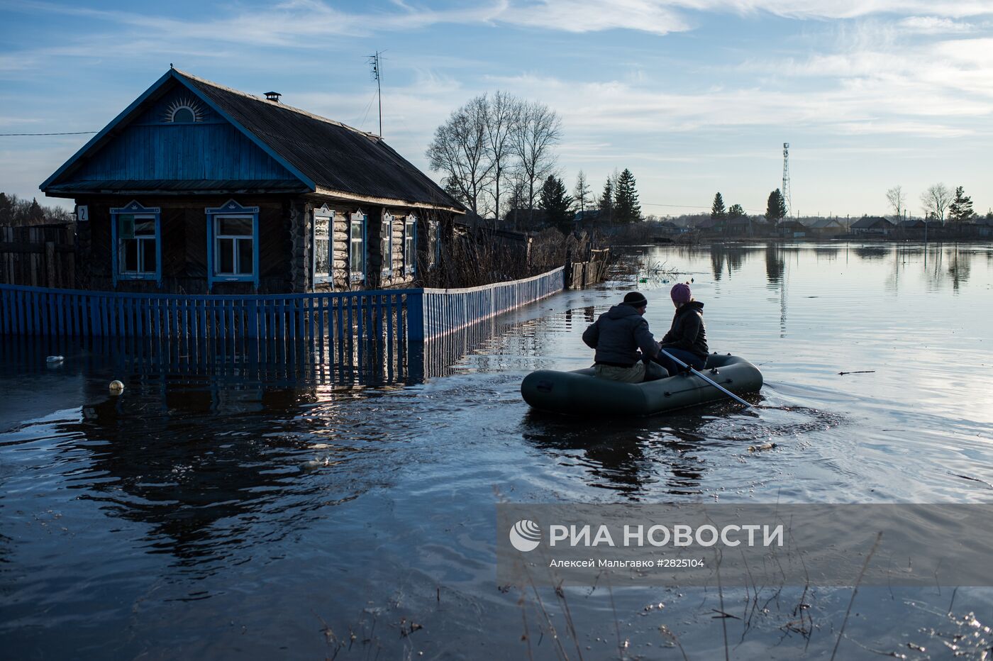 Паводок в Омской области