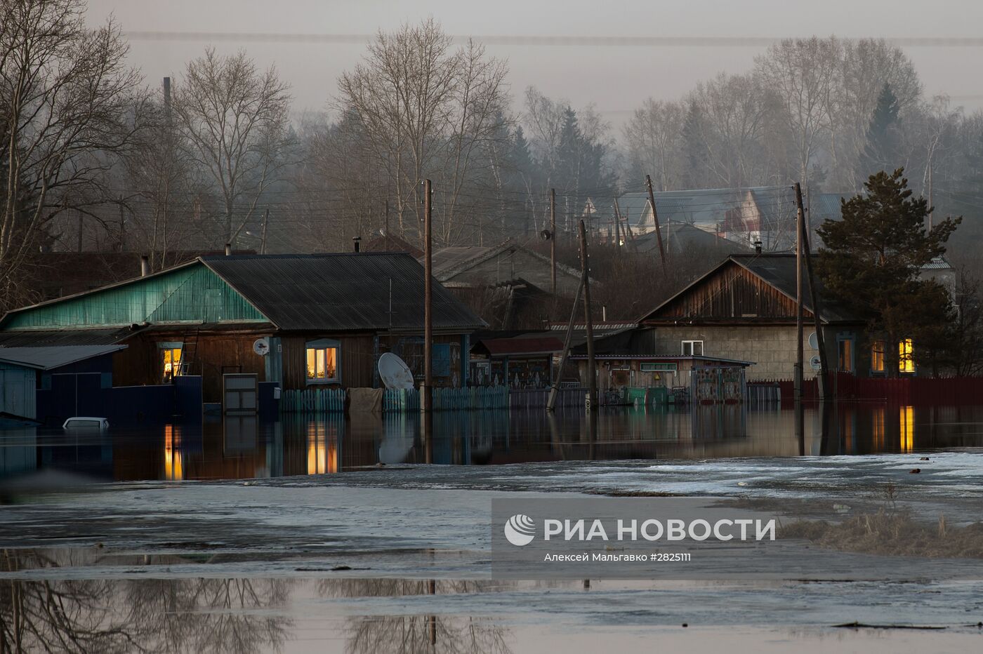 Паводок в Омской области