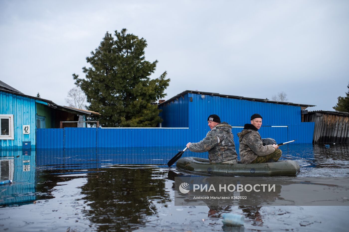 Паводок в Омской области