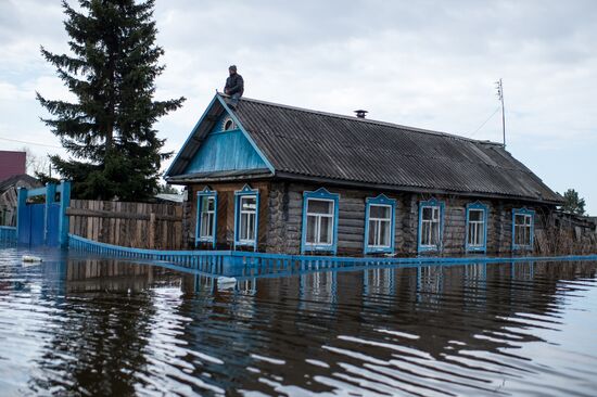 Паводок в Омской области