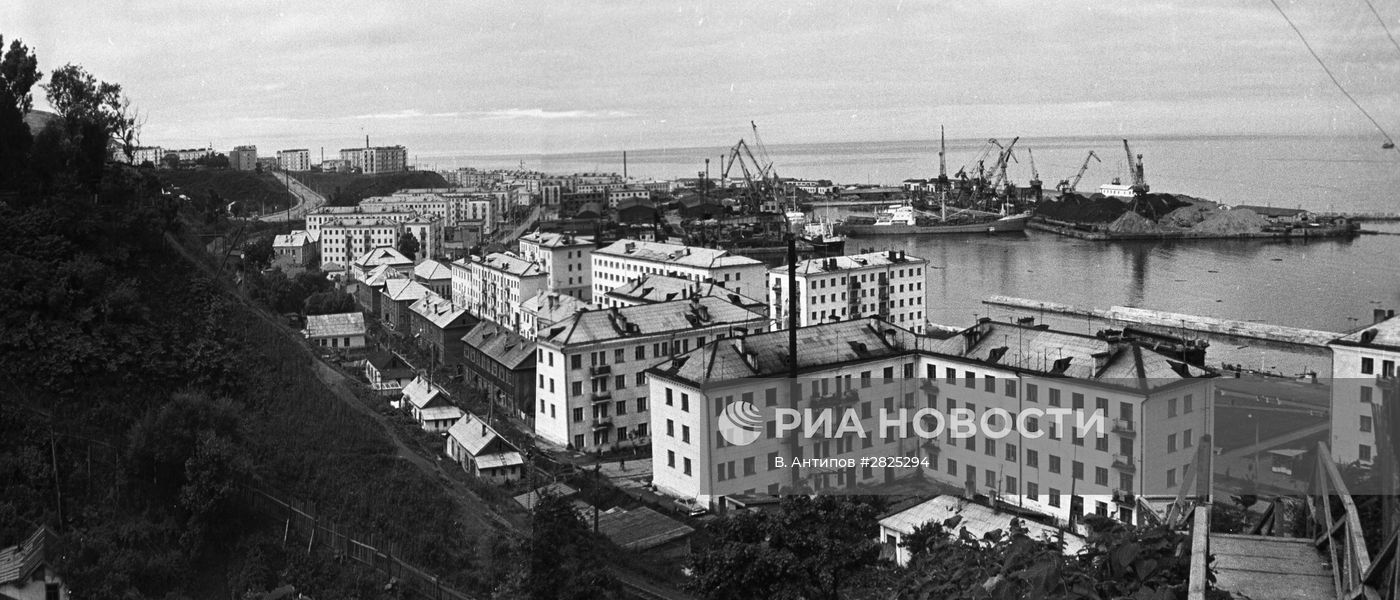 Город Холмск на острове Сахалин
