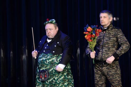 Прогон спектакля "Макбет" в МХТ им. Чехова