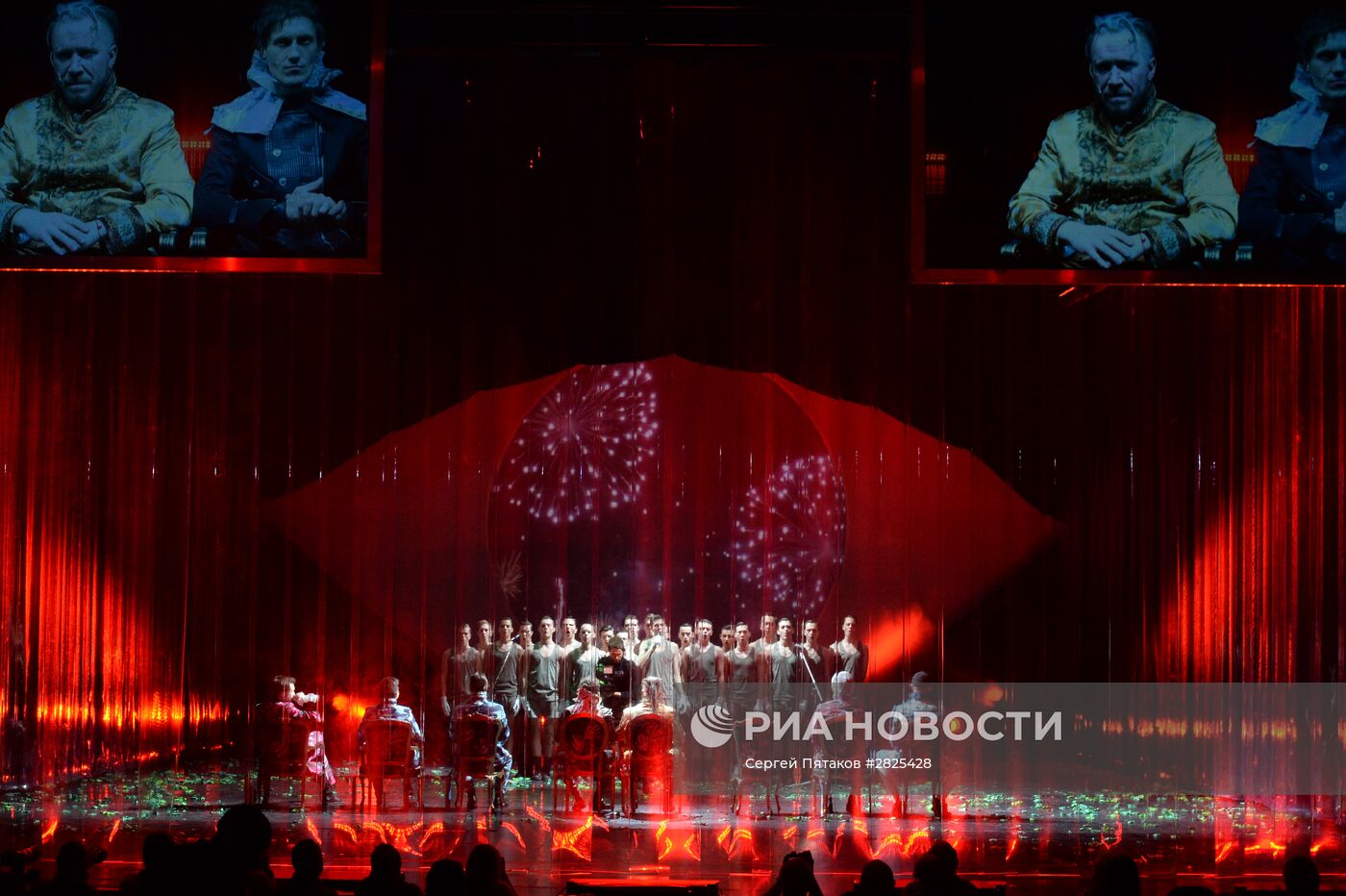 Прогон спектакля "Макбет" в МХТ им. Чехова