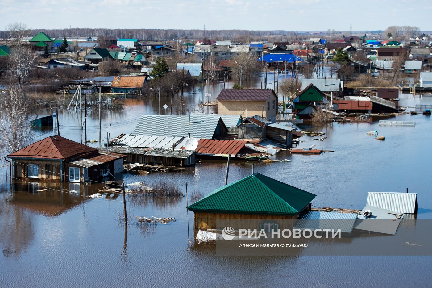 Наводнение в Тюменской области | РИА Новости Медиабанк