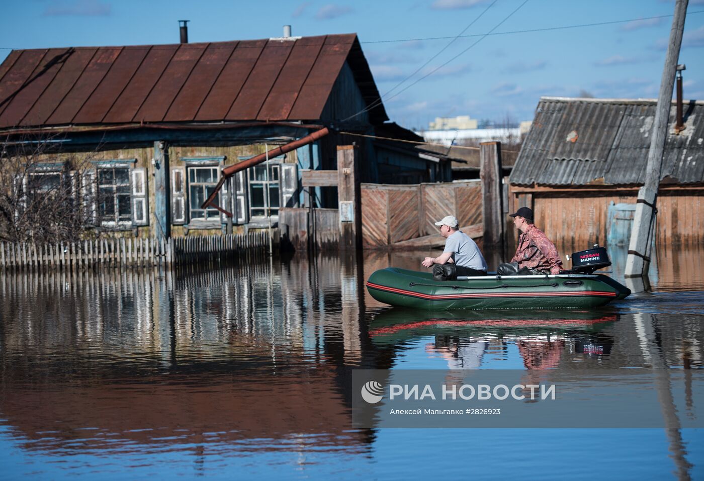 Наводнение в Тюменской области