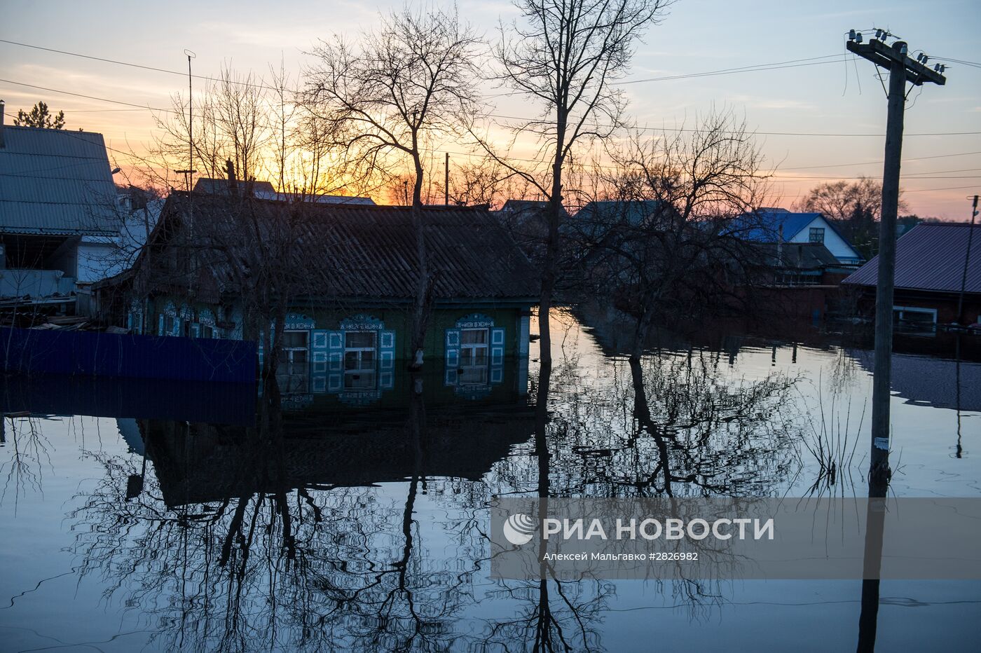 Наводнение в Тюменской области