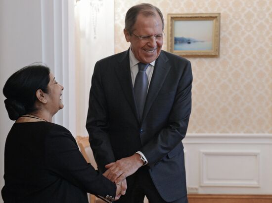 Министр иностранных дел РФ С.Лавров провел ряд встреч в Москве