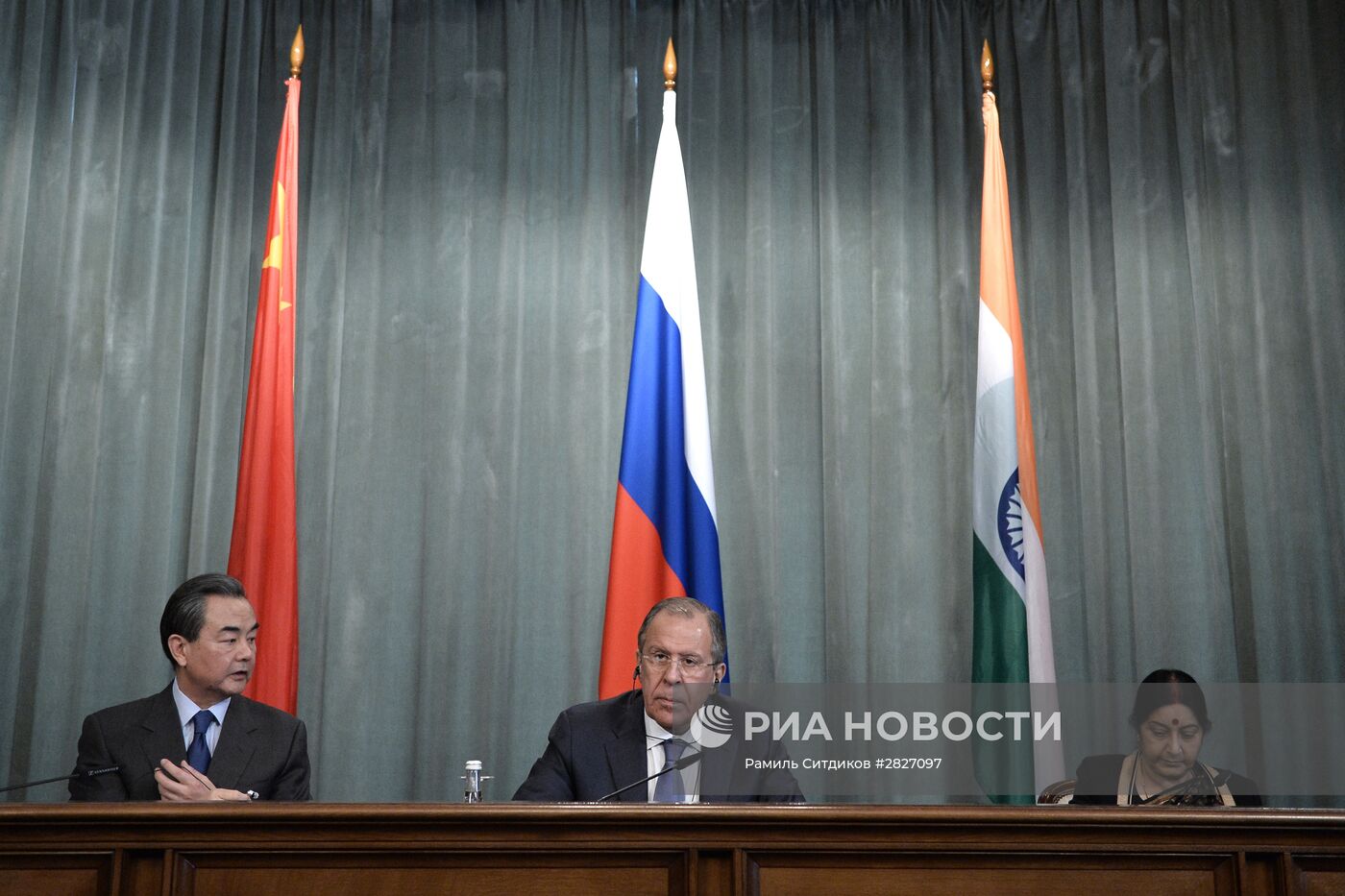 Пленарное заседание министров иностранных дел России, Индии и Китая (РИК)