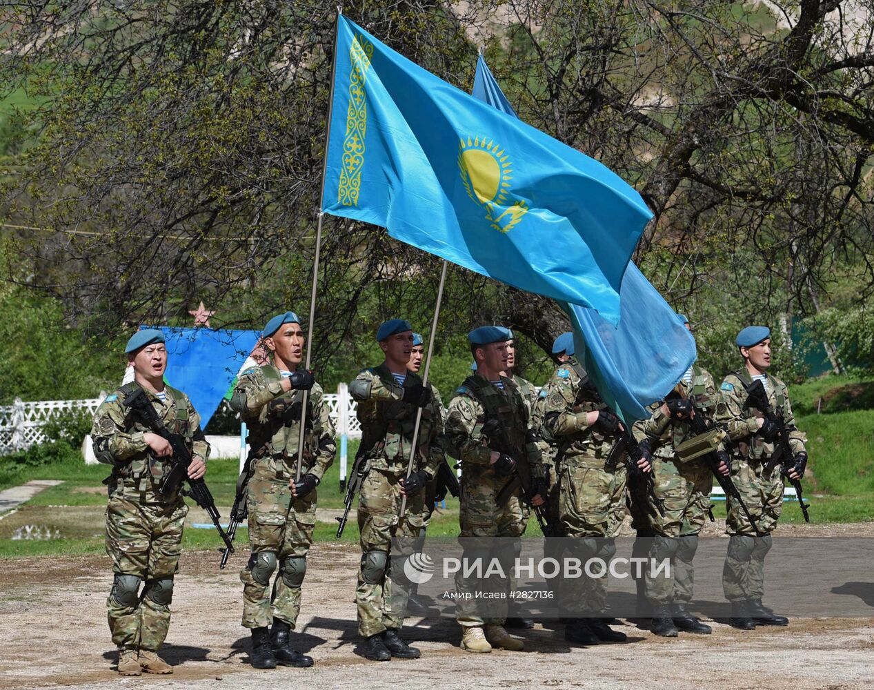 Открытие учений сил и средств разведки вооруженных сил стран ОДКБ "Поиск-2016"