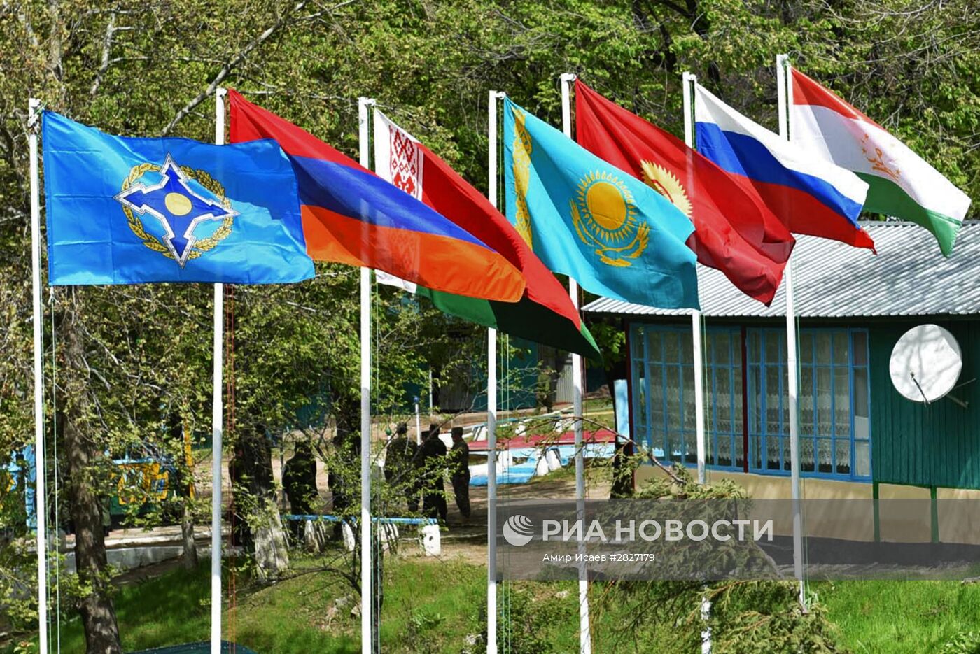 Открытие учений сил и средств разведки вооруженных сил стран ОДКБ "Поиск-2016"