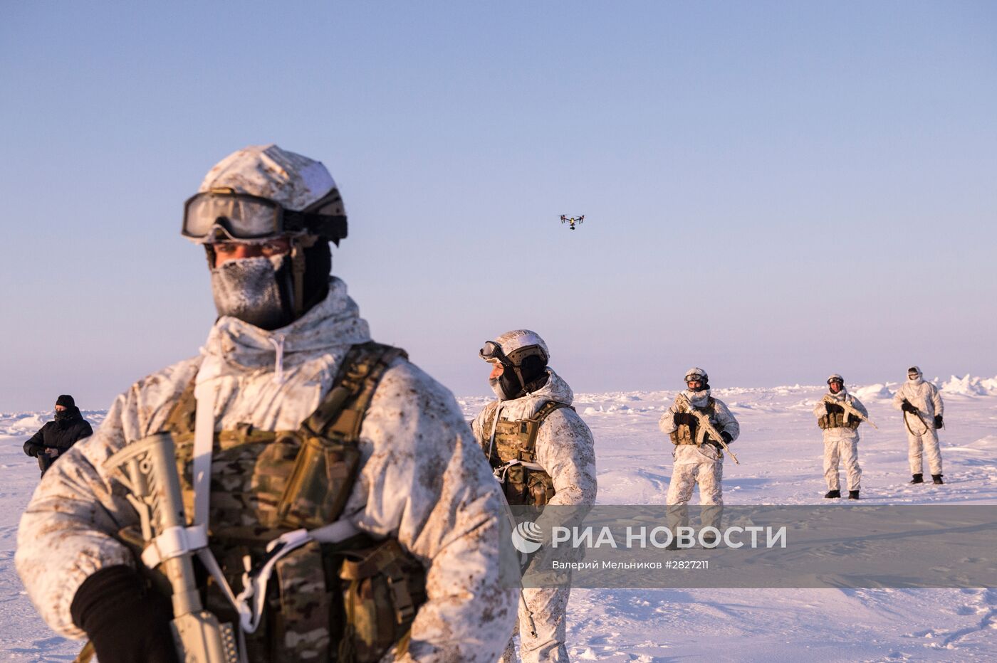 Учения спецназа Чеченской Республики в районе Северного полюса | РИА  Новости Медиабанк