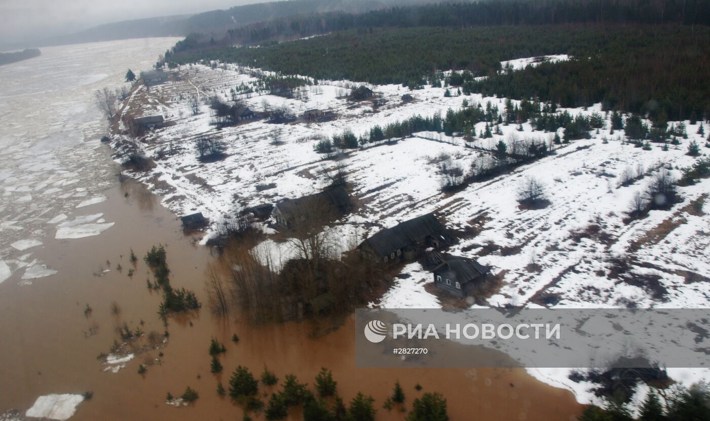 Паводок в Вологодской области