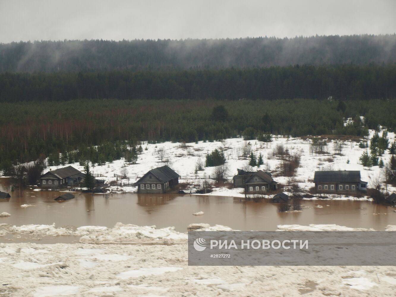 Паводок в Вологодской области