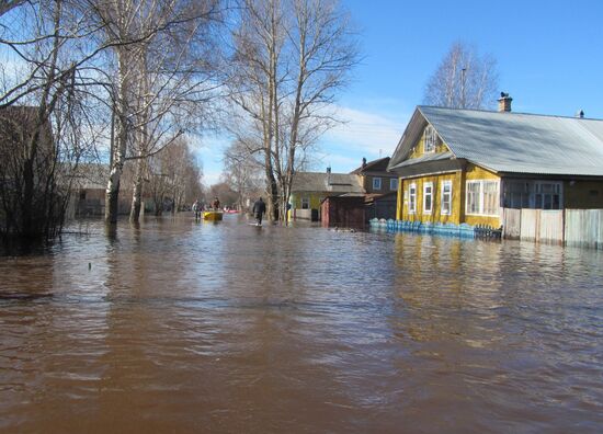 Паводок в Вологодской области