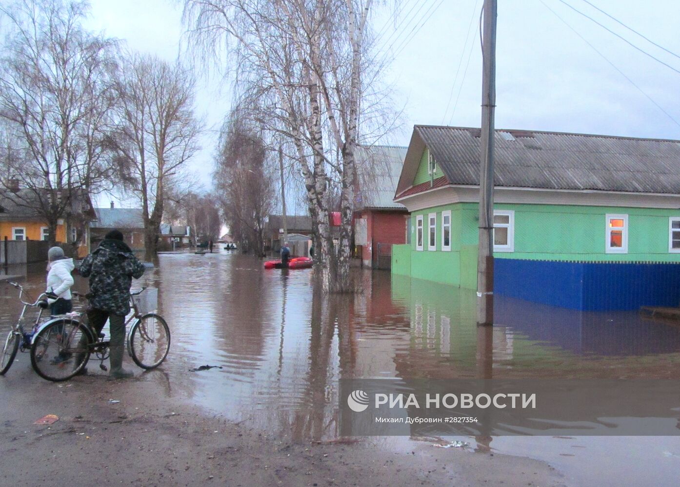 Паводок в Вологодской области