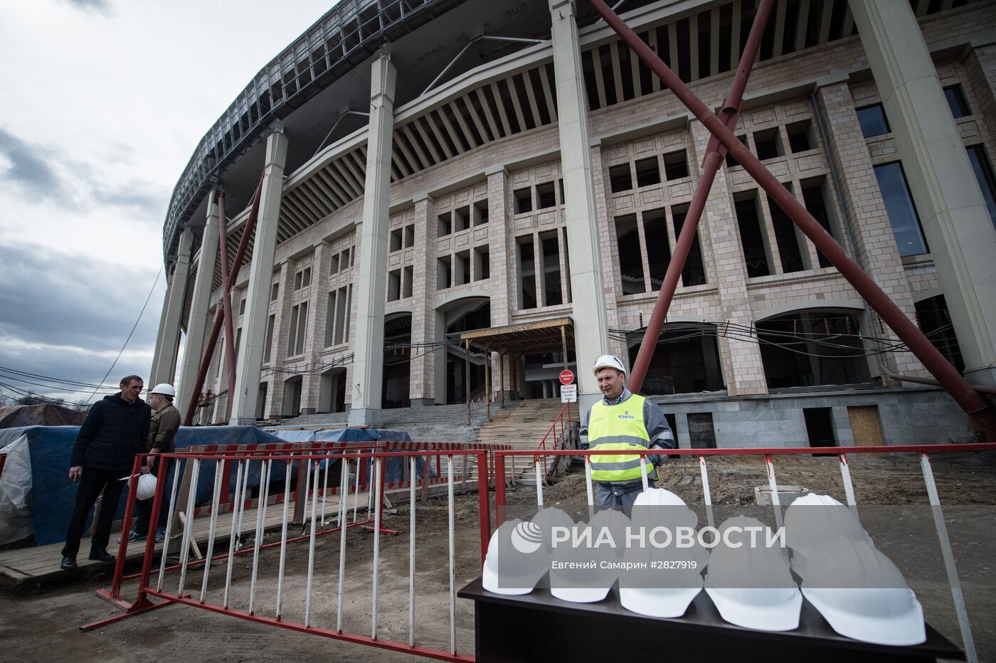 Президент ФИФА Джанни Инфантино осмотрел реконструкцию БСА "Лужники"
