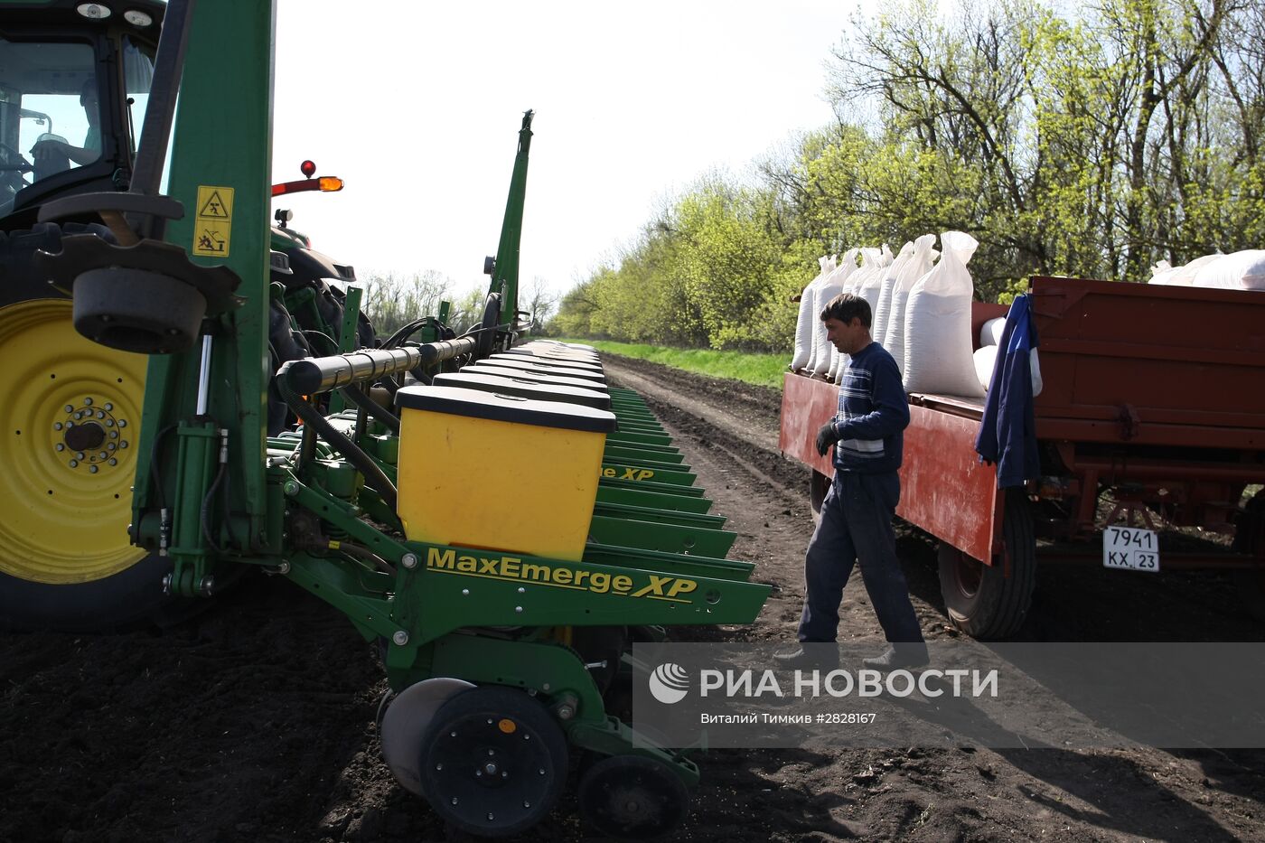 Весенняя посевная в Краснодарском крае