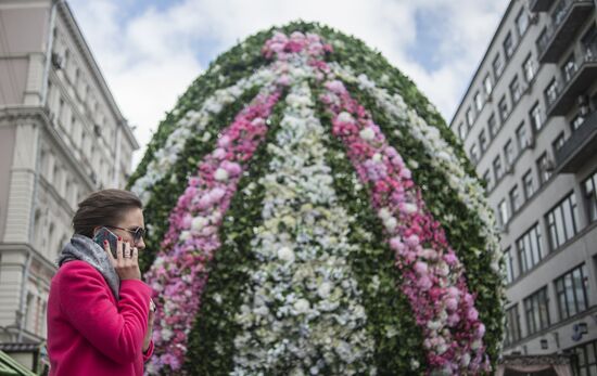 Подготовка к открытию фестиваля "Московская весна"