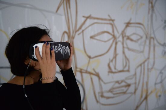 Открытие выставки виртуальной реальности "Метаформы"