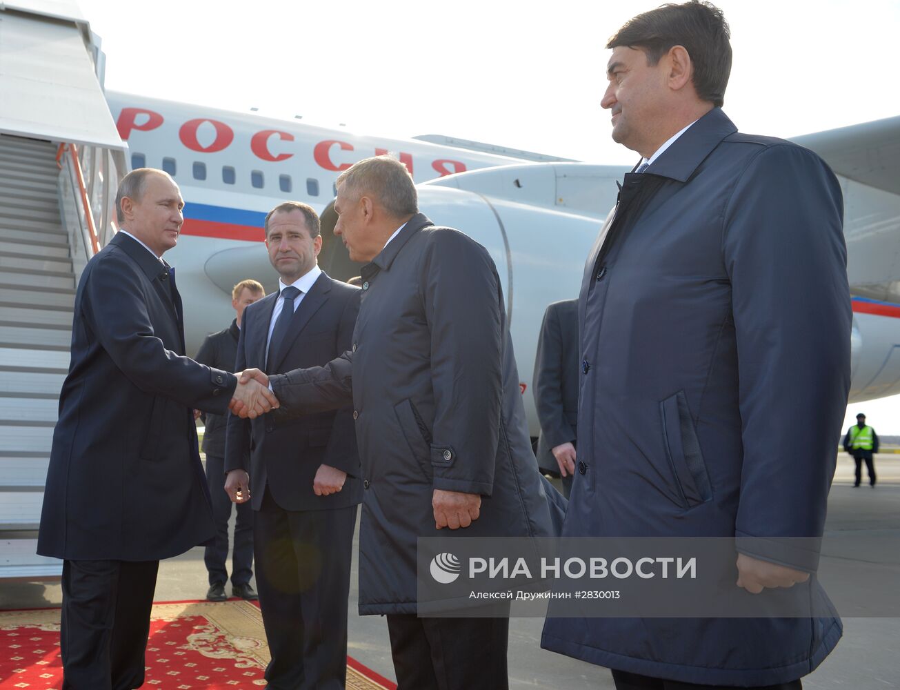 Рабочая поездка президента РФ В. Путина в Казань