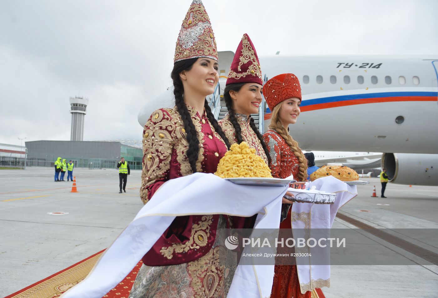 Рабочая поездка президента РФ В. Путина в Казань