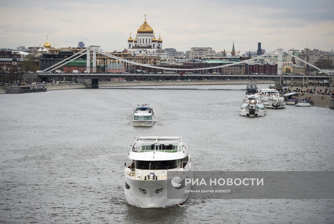 Открытие пассажирской навигации на реке Москве