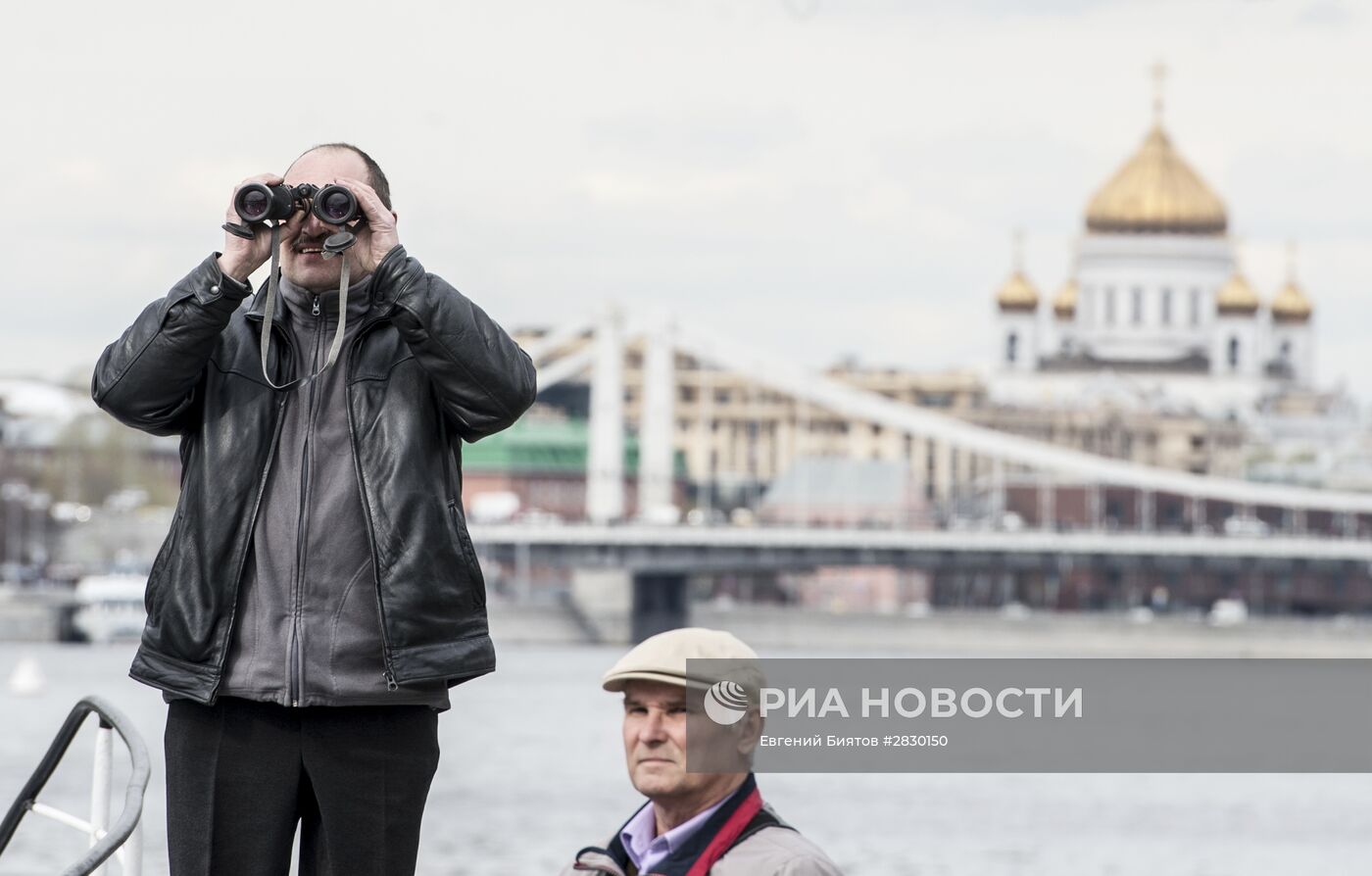 Открытие пассажирской навигации на реке Москве