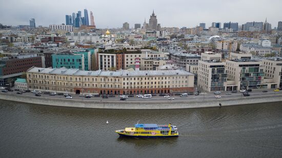 Открытие пассажирской навигации на реке Москве