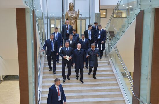 Рабочая поездка президента РФ В. Путина в Казань