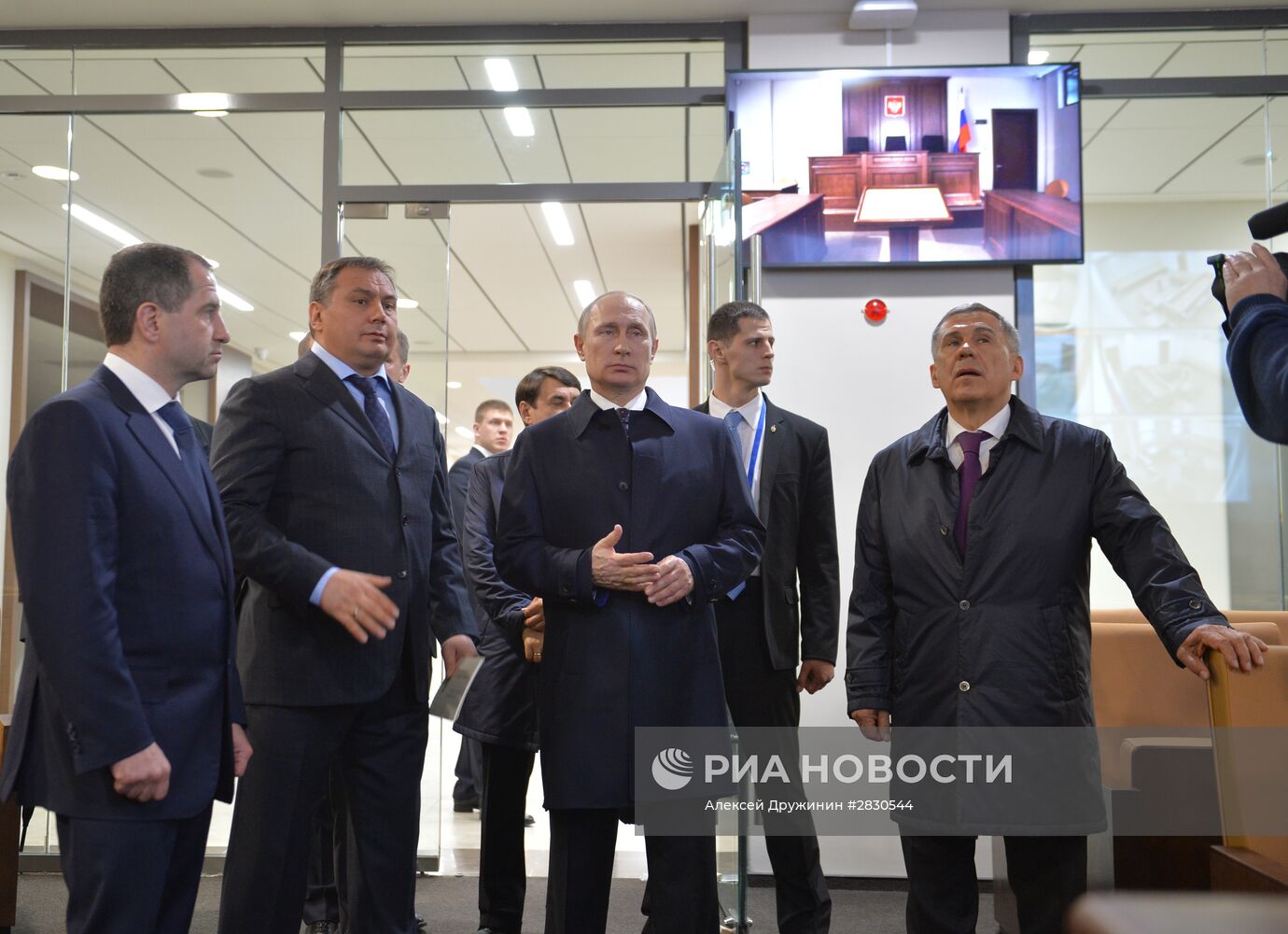 Рабочая поездка президента РФ В. Путина в Казань