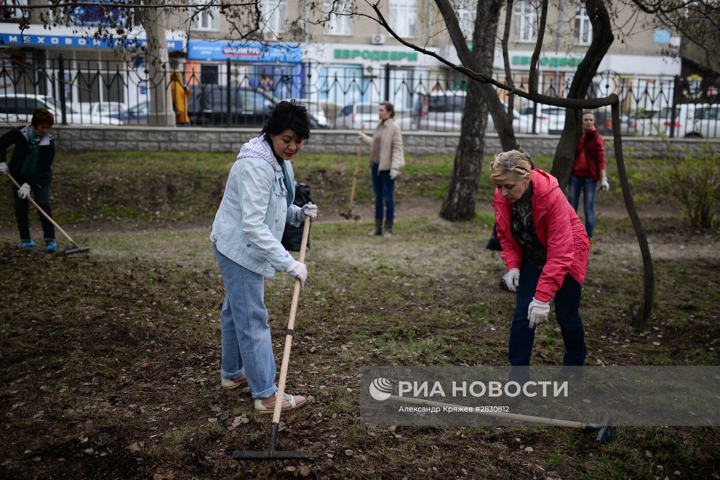 Городской субботник в Новосибирске