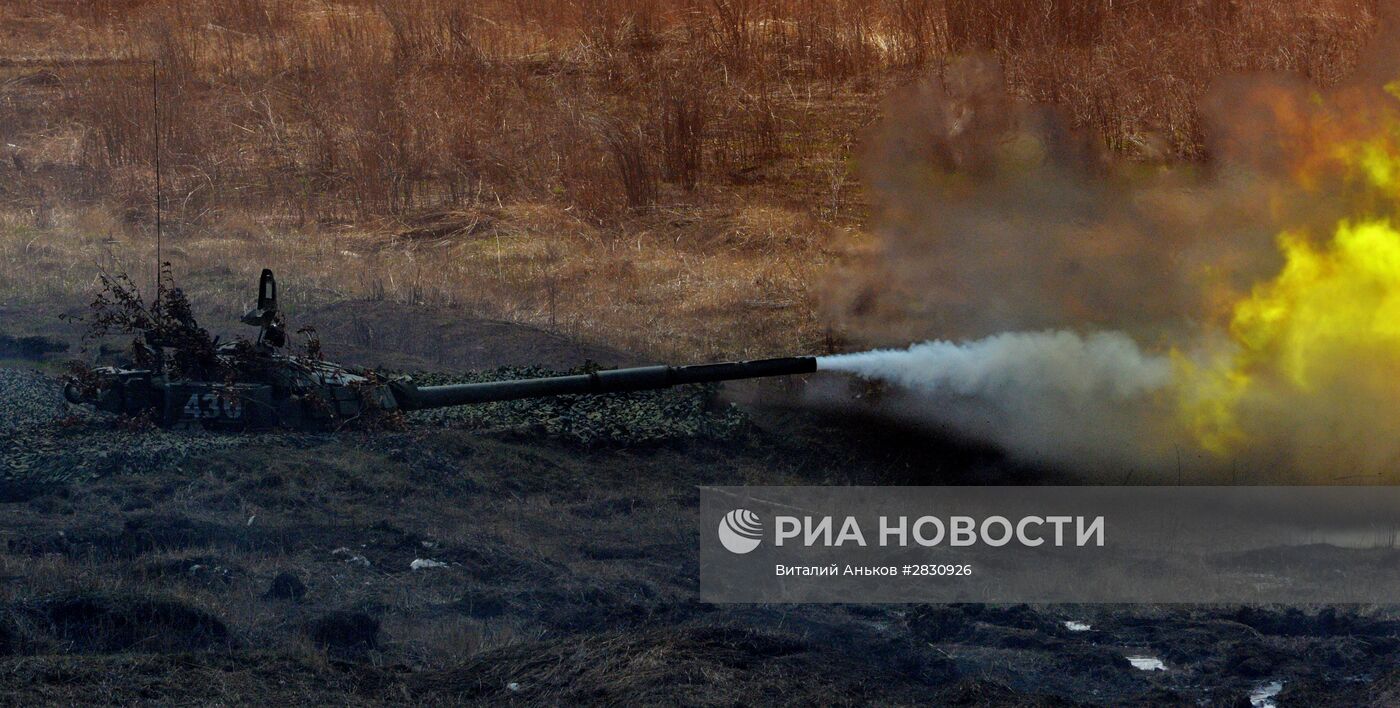 Межвидовые тактические учения 5-й общевойсковой армии ВВО